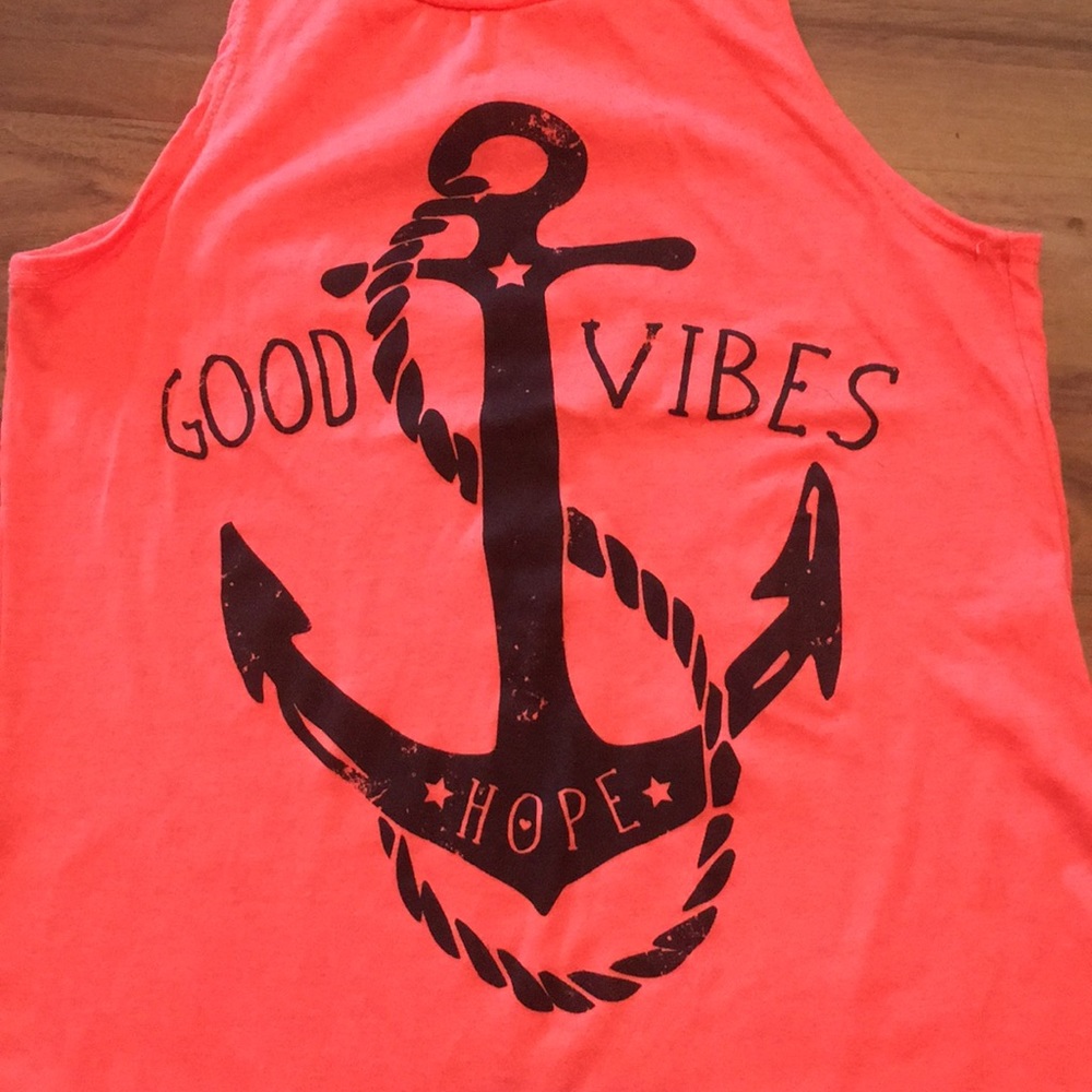 Bright colored tank top